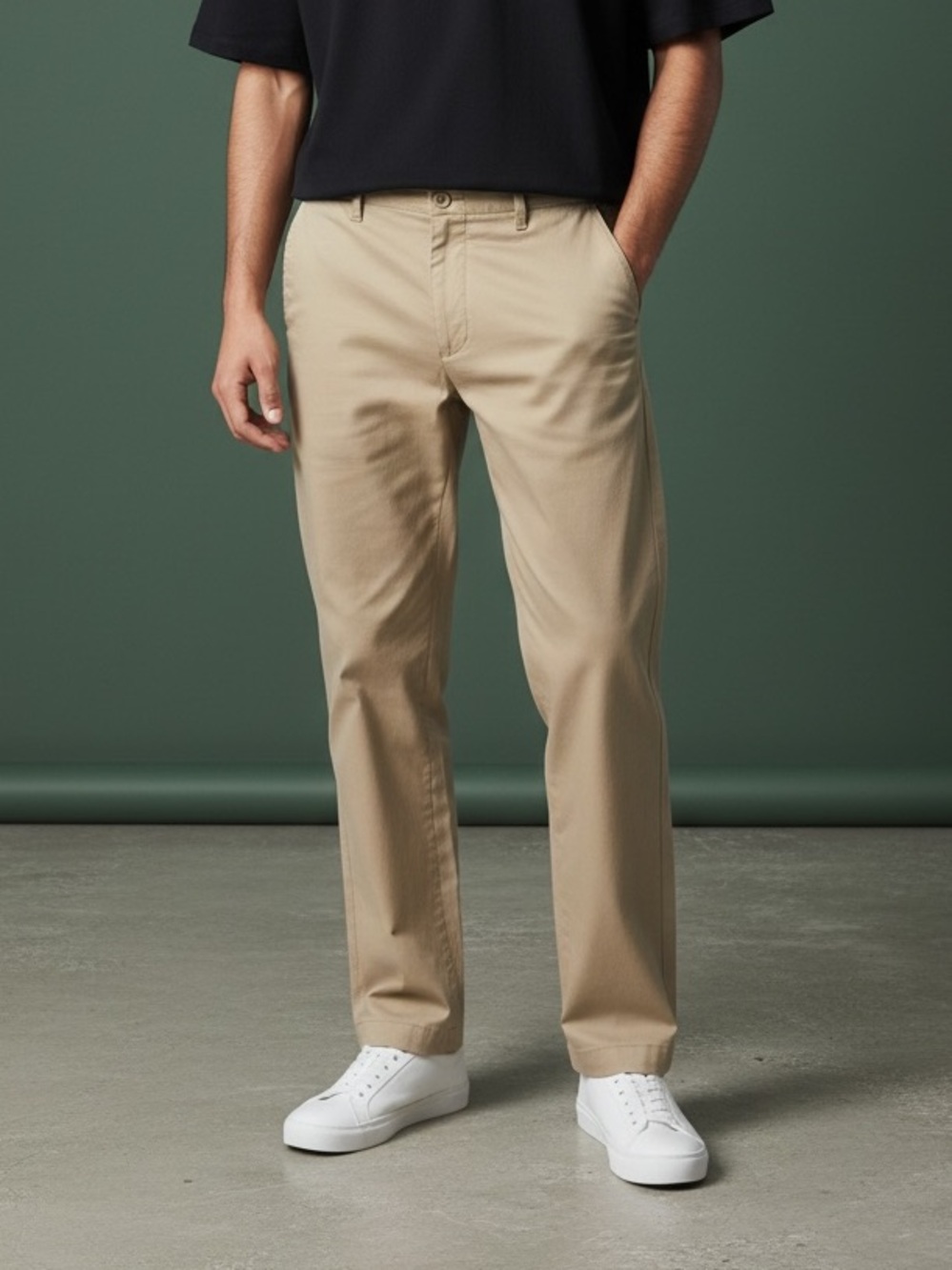 Dockers Men's Classic Straight Fit Chino Pants in Khaki